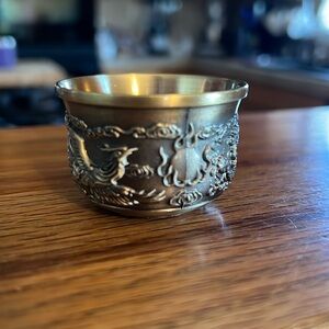 #272 - New Solid Brass Shot-glasses - Dragon Design